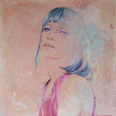 Anielka Hampson Painting Departed Deborah